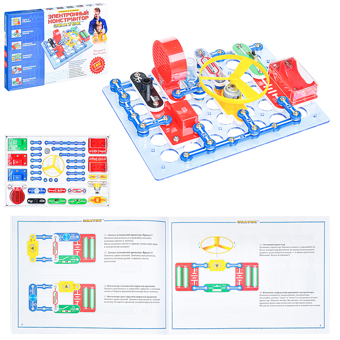 Электронный конструктор ЗНАТОК "180 схем"
