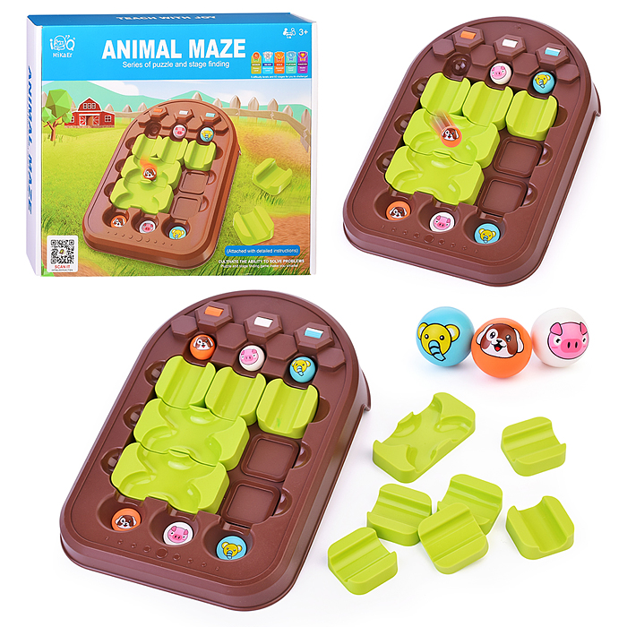 Игра развивающая R168-6 "Animal maze" в коробке