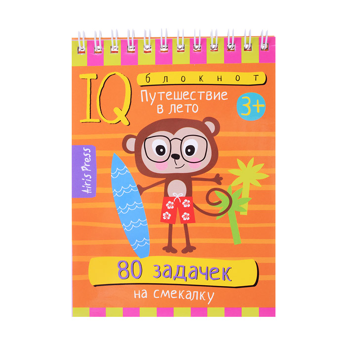 Умный блокнот. 80 задачек на смекалку. Путешествие в лето 3+  Тимофеева Т.В.