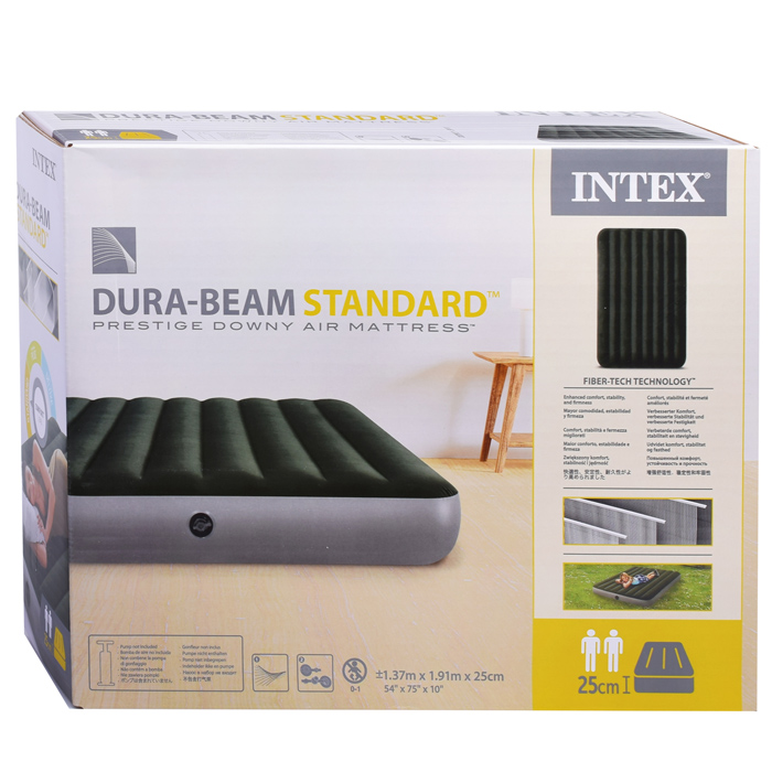 Матрас надувной Dura-beam full, 137 х 191 х 25 см, 64108 INTEX