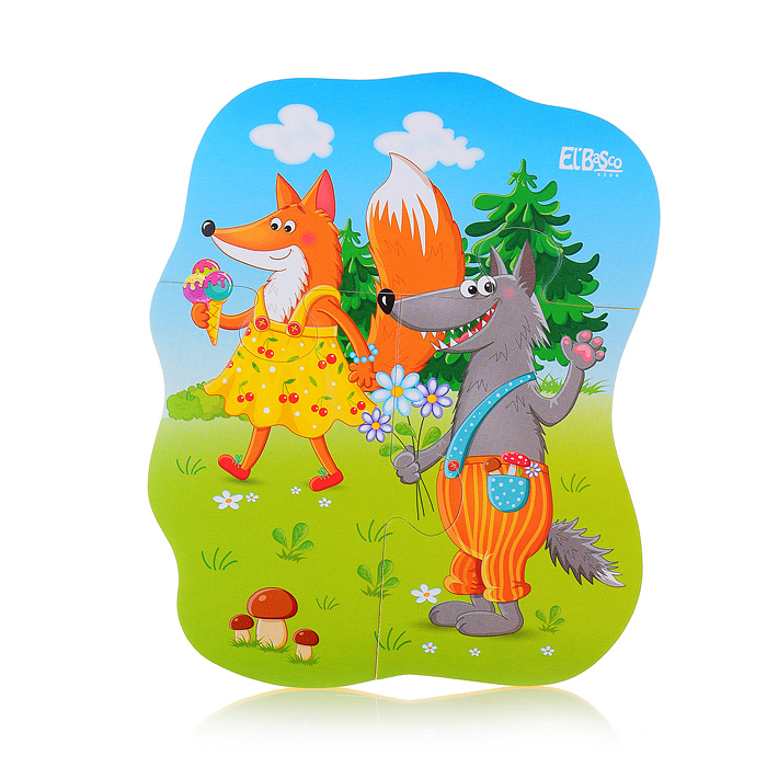 Мягкий пазл "Теремок"