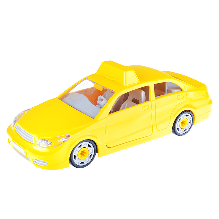 Машина - конструктор CXL200-54C "Такси" с отверткой, в коробке