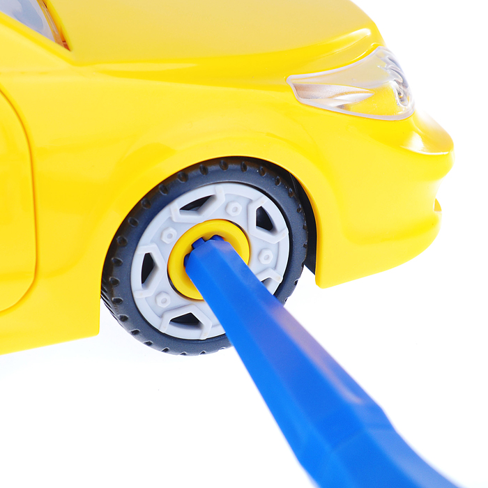 Машина - конструктор CXL200-54C "Такси" с отверткой, в коробке