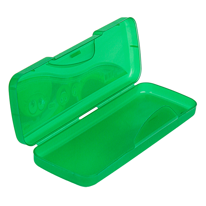 Пенал "Веселые смайлы" пластик