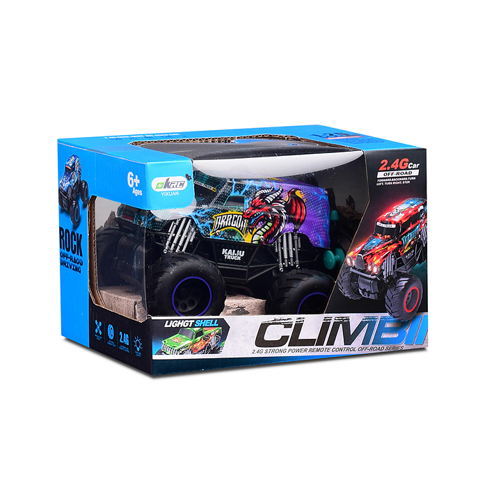 Машина KM665-3A "Граффити монстр" р/у, 27 MHz, в коробке