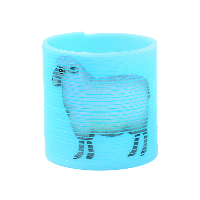 Пружинка-радуга E1218-28 "В мире животных-2" в пакете