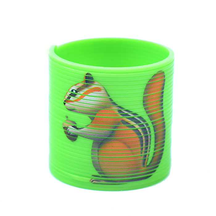 Пружинка-радуга E1218-28 "В мире животных-2" в пакете