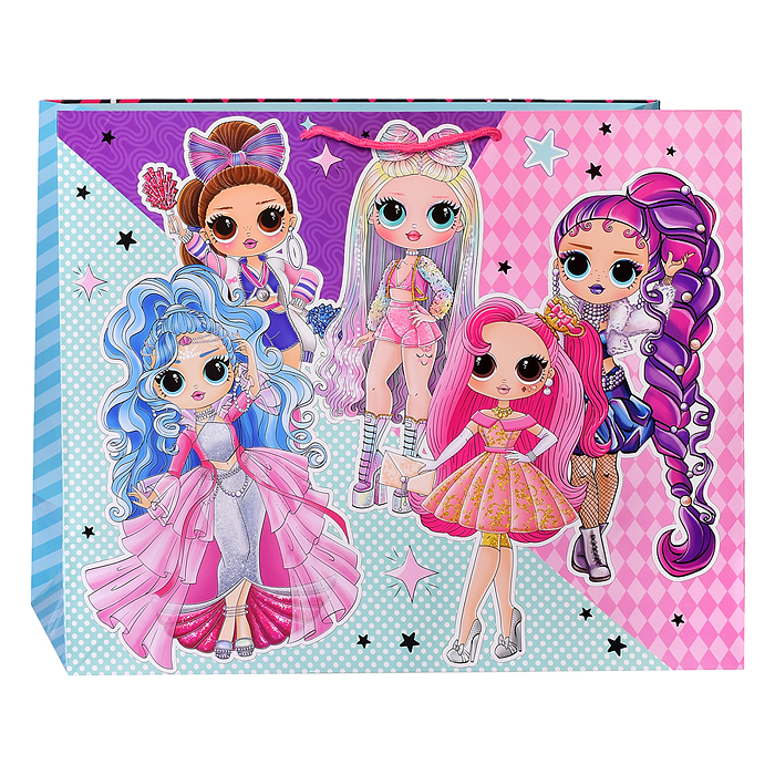 Пакет подарочный глянцевый xxl, 40*49*19 см.