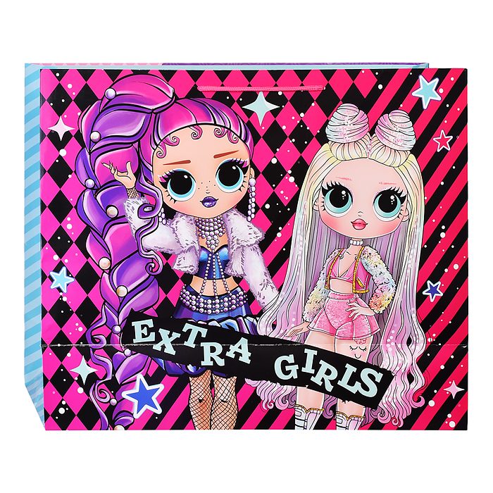 Пакет подарочный глянцевый xxl, 40*49*19 см.