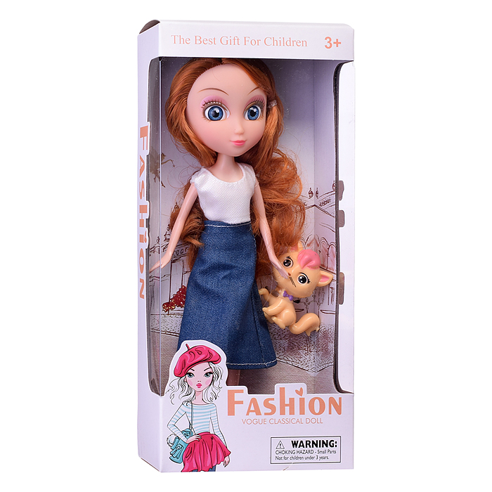 Кукла 83002 "Джесика" с питомцем, в коробке