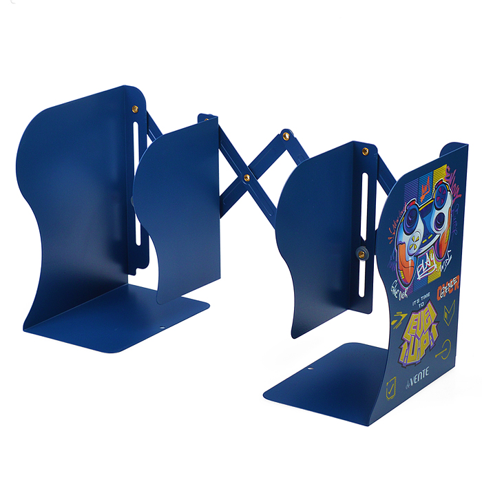 Подставка для учебников и книг "Level Up Game" 19x14,7x9 см, металлическая, телескопическая