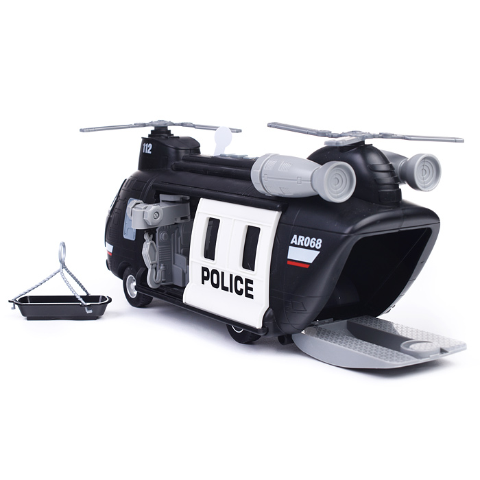 Вертолет WY640B "Полицейский" 1:16 (свет, звук) в коробке