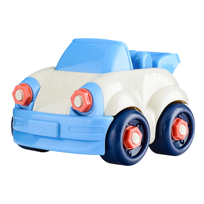 Конструктор 713-B "Машина" с отверткой, в коробке