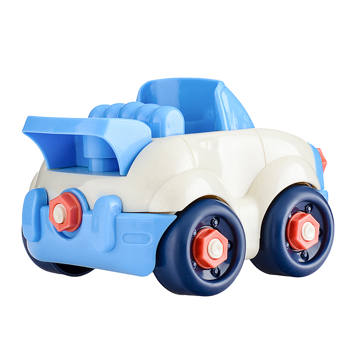 Конструктор 713-B "Машина" с отверткой, в коробке