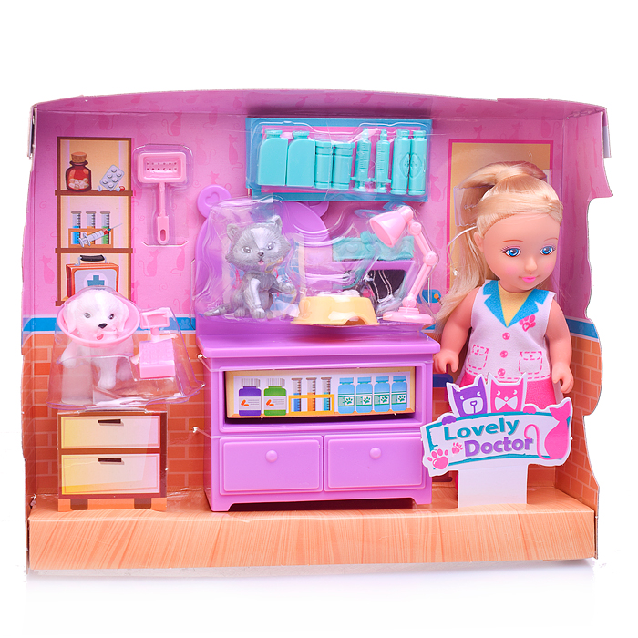 Кукла 88019 с аксессуарами, в коробке