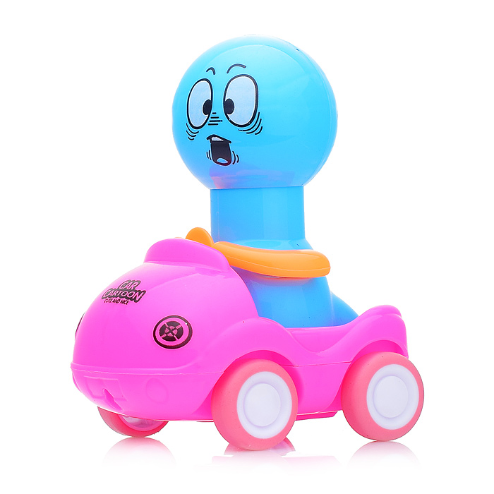 Заводная игрушка "Машинка и смешные человечки" 2912 в пакете