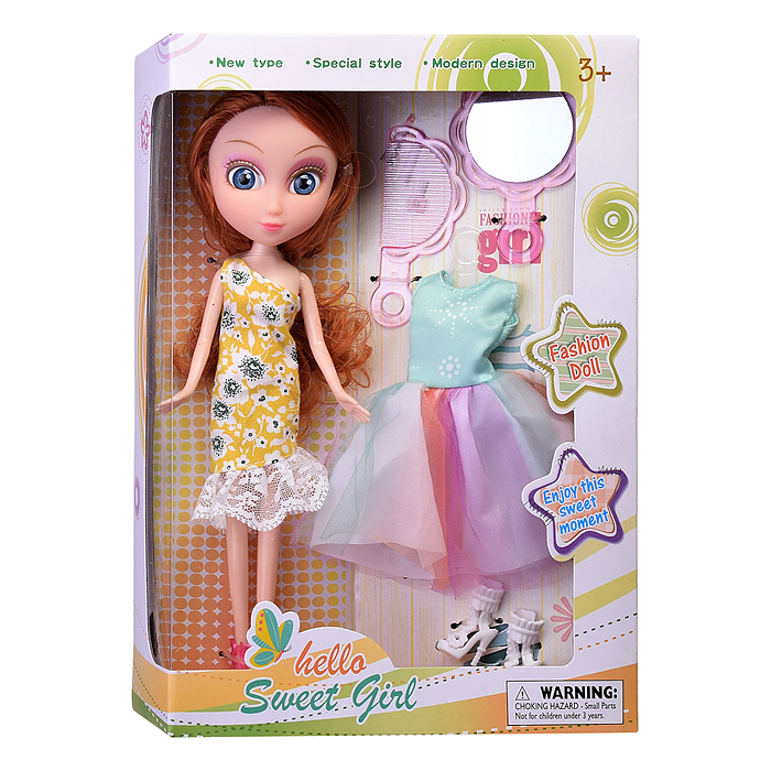 Кукла 83010 "Шарлотта" с аксессуарами, в коробке