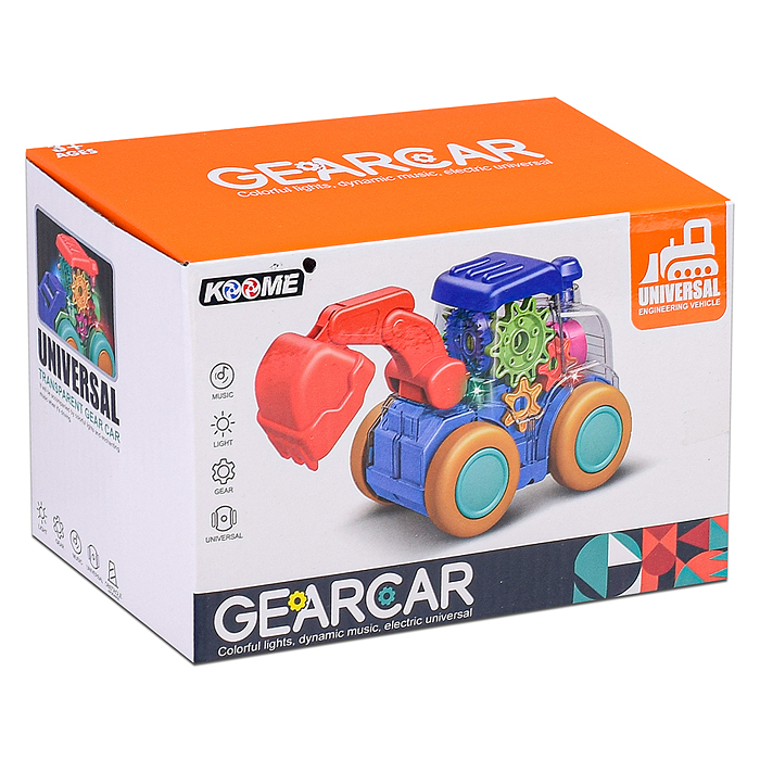 Спецтехника M02-B "Экскаватор" на батарейках, в коробке