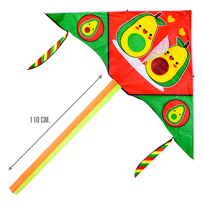 Змей воздушный 00-3524 "Авакадо мания/Кактус"