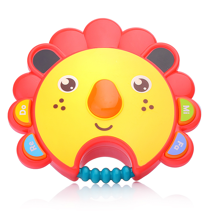 Фото к товару Бубен HE0534 "Забавный львенок" в коробке Бубен HE0534 "Забавный львенок" в коробке