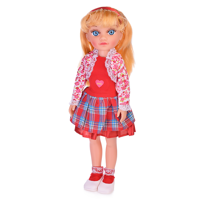 Кукла 5410 "Сонечка" озвученная, в можной одежде, в пакете