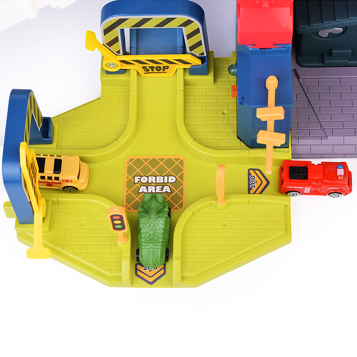 Паркинг-Трек 6603A "Городская эстакада с динозаврами" в коробке