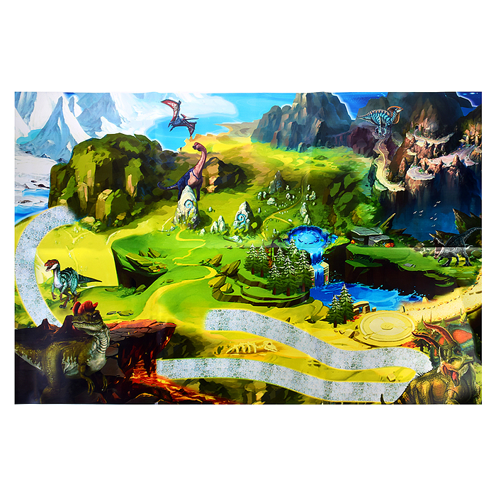 Паркинг-Трек 6603A "Городская эстакада с динозаврами" в коробке