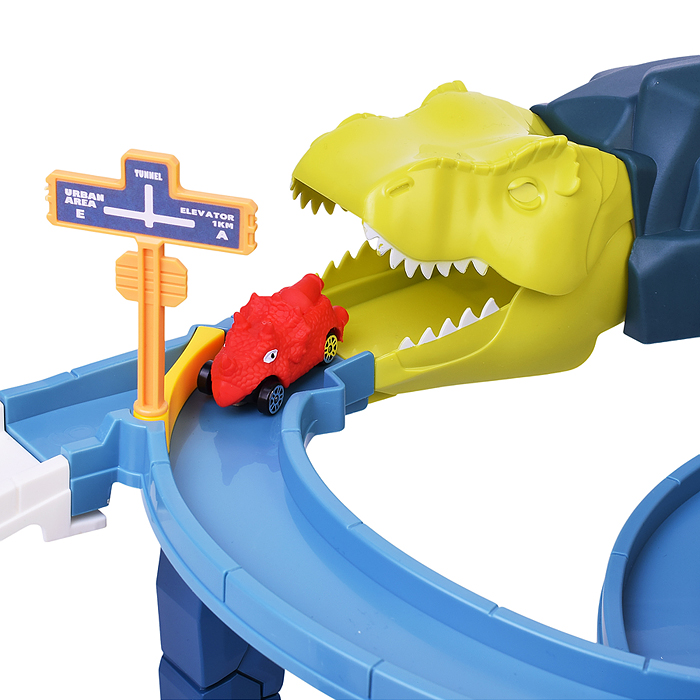 Паркинг-Трек 6603A "Городская эстакада с динозаврами" в коробке