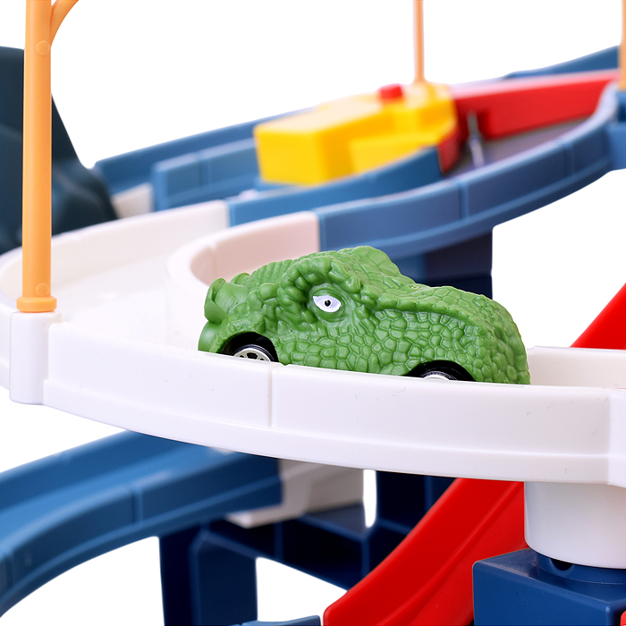 Паркинг-Трек 6603A "Городская эстакада с динозаврами" в коробке