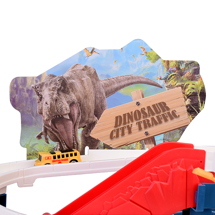 Паркинг-Трек 6603A "Городская эстакада с динозаврами" в коробке