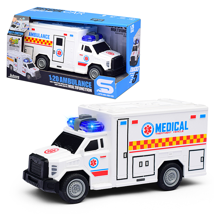 Машина JS165 "Медицина" в коробке