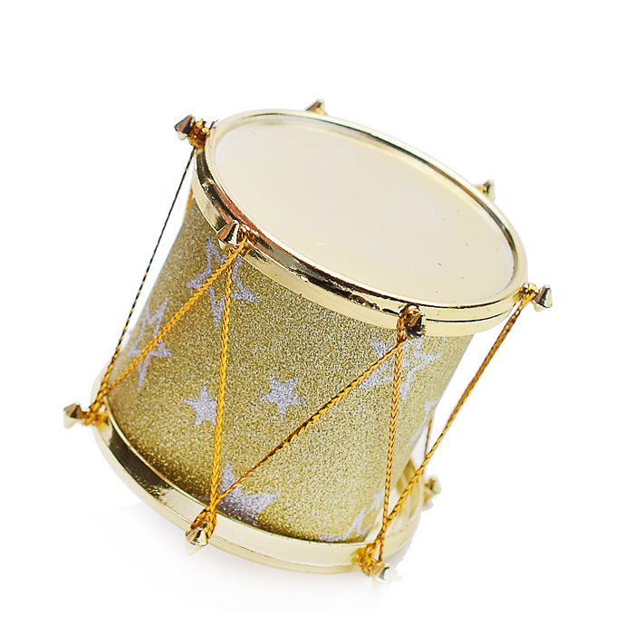 Набор новогодних украшений S1672 "Метелица" красные и золотые (5см*20шт)