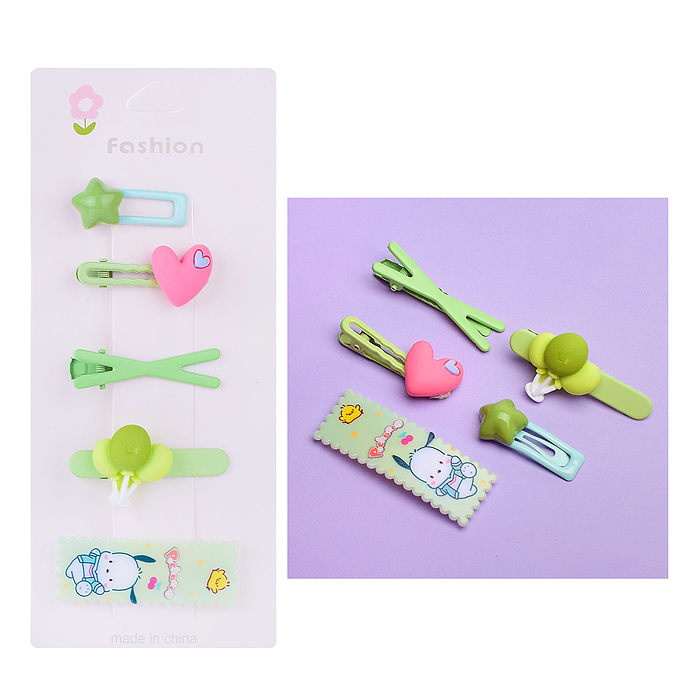 Фото к товару Набор заколок для волос 00-3886 "Воздушно настроение" в пакете Набор заколок для волос 00-3886 "Воздушно настроение" в пакете