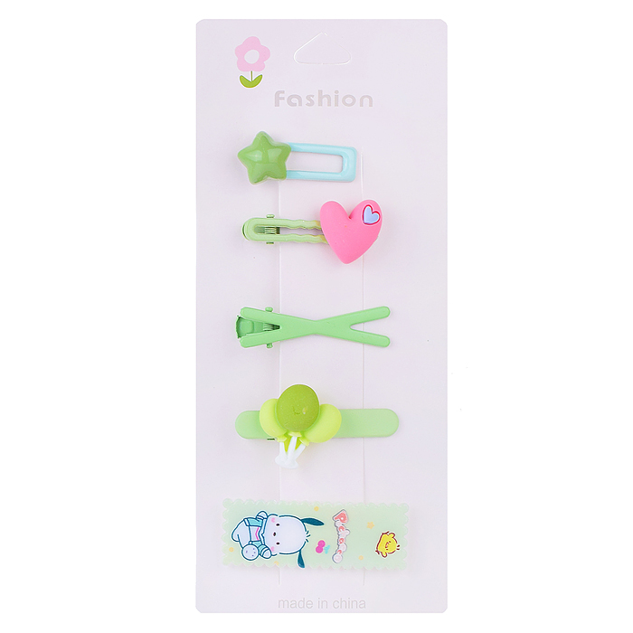 Фото к товару Набор заколок для волос 00-3886 "Воздушно настроение" в пакете Набор заколок для волос 00-3886 "Воздушно настроение" в пакете