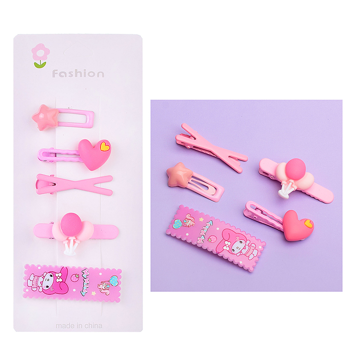 Фото к товару Набор заколок для волос 00-3886 "Воздушно настроение" в пакете Набор заколок для волос 00-3886 "Воздушно настроение" в пакете