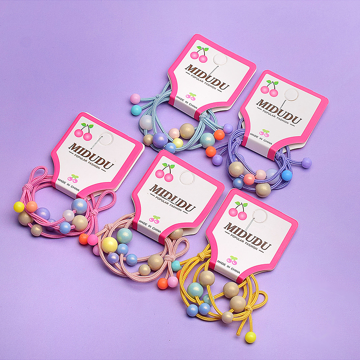 Набор резинок для волос 00-3880 "Бусинки" 20 предметов