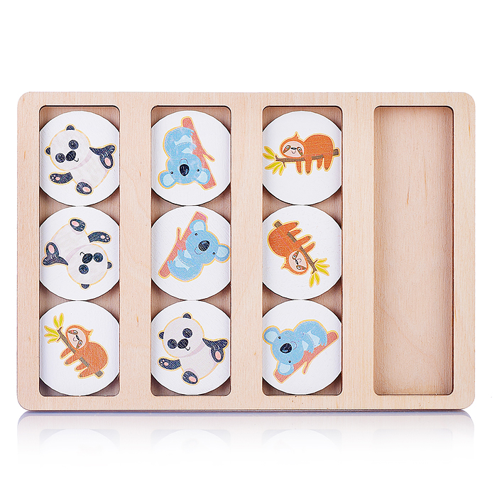 Развивающая деревянная игра для детей «Колбочки»