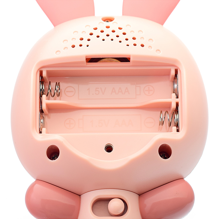 Погремушка Y0014-1 "Заюшка" на батарейках, в коробке