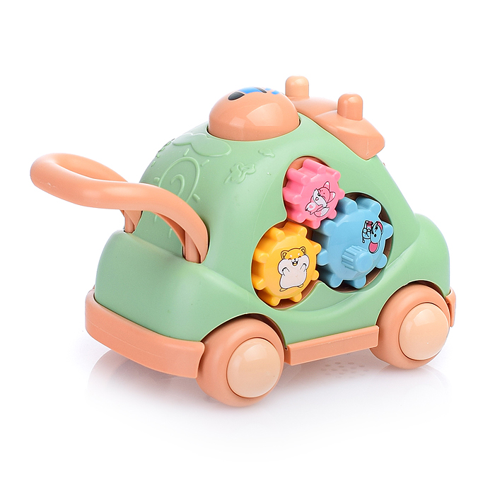 Машинка-бизиборд Y0011 "Распознавание цветов и форм" в коробке