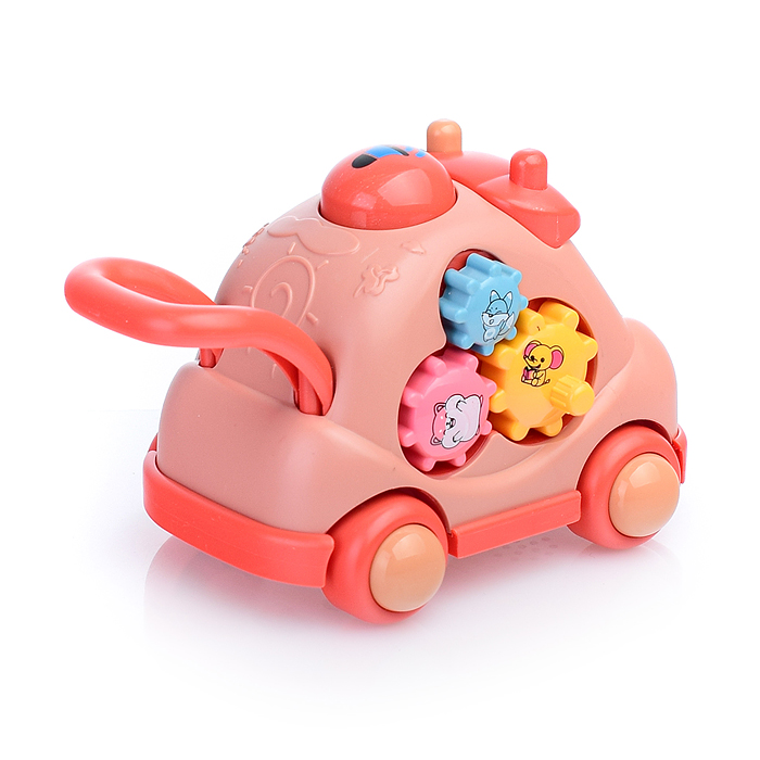 Машинка-бизиборд Y0011 "Распознавание цветов и форм" в коробке