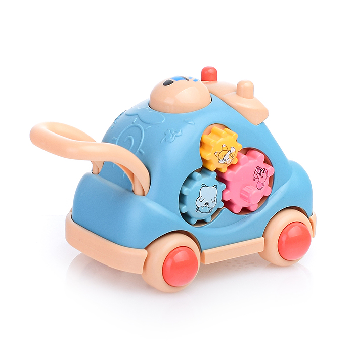 Машинка-бизиборд Y0011 "Распознавание цветов и форм" в коробке