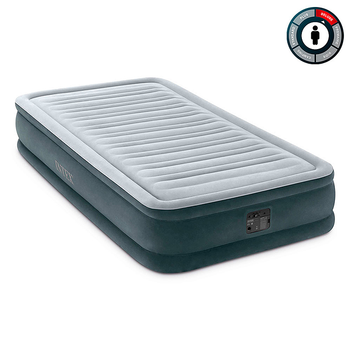 Надувная кровать "Comfort-Plush" 99х191х33см, встр.нас. 220В, до 136кг