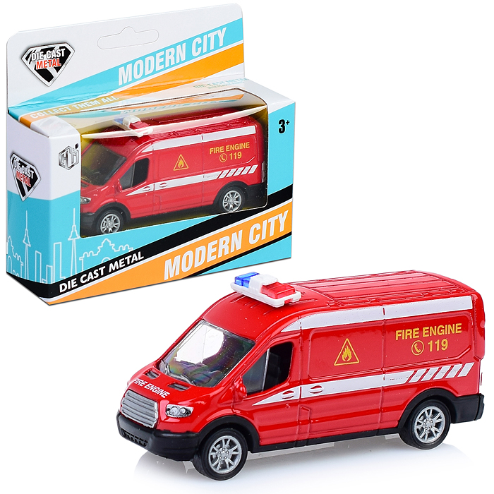 Машина M8728AH металл, в коробке