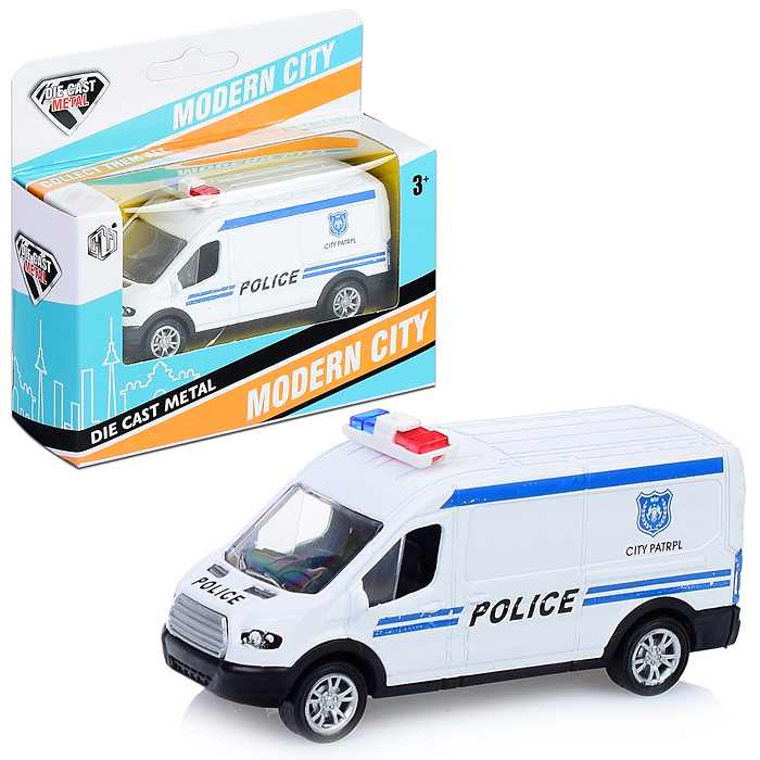 Машина M8728AH металл, в коробке