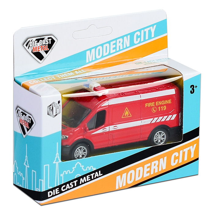 Машина M8728AH металл, в коробке