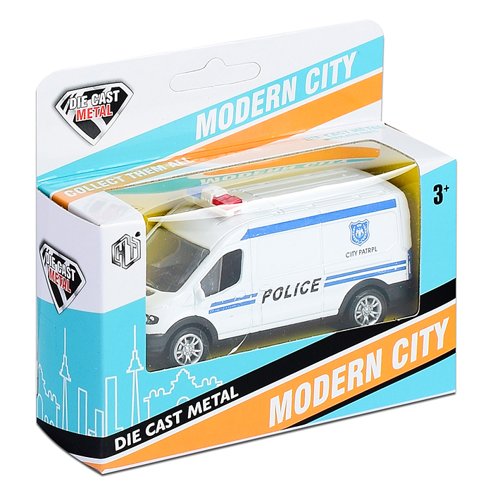 Машина M8728AH металл, в коробке