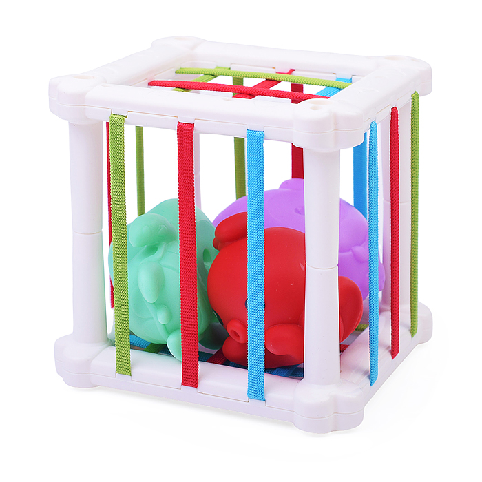 Игрушка развивающая 368-23B "Домик для зверят" в коробке