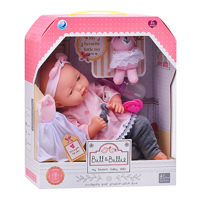 Фото к товару Пупс A688C "Теона" с аксессуарами, в коробке Пупс A688C "Теона" с аксессуарами, в коробке