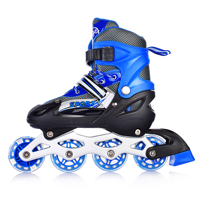 Ролики детские U001747Y (размер S) синие, в сумке