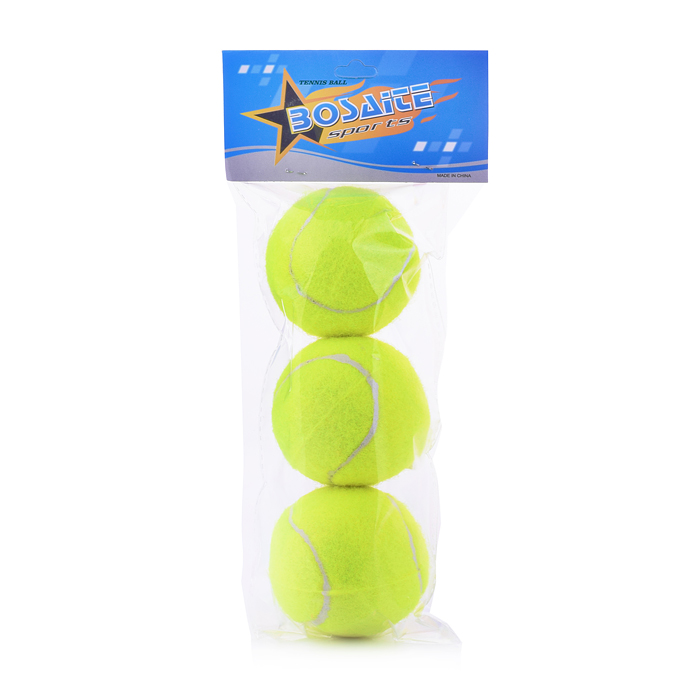 Набор мячей 00-1993 для большого тенниса (3 шт) в пакете с хедером